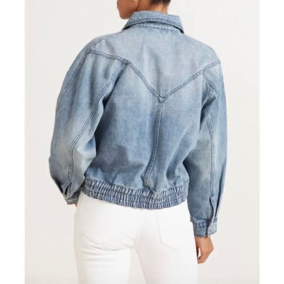 NWT BlankNYC Evereve Wondering Why Denim Jacket sz L - Picture 3 of 14